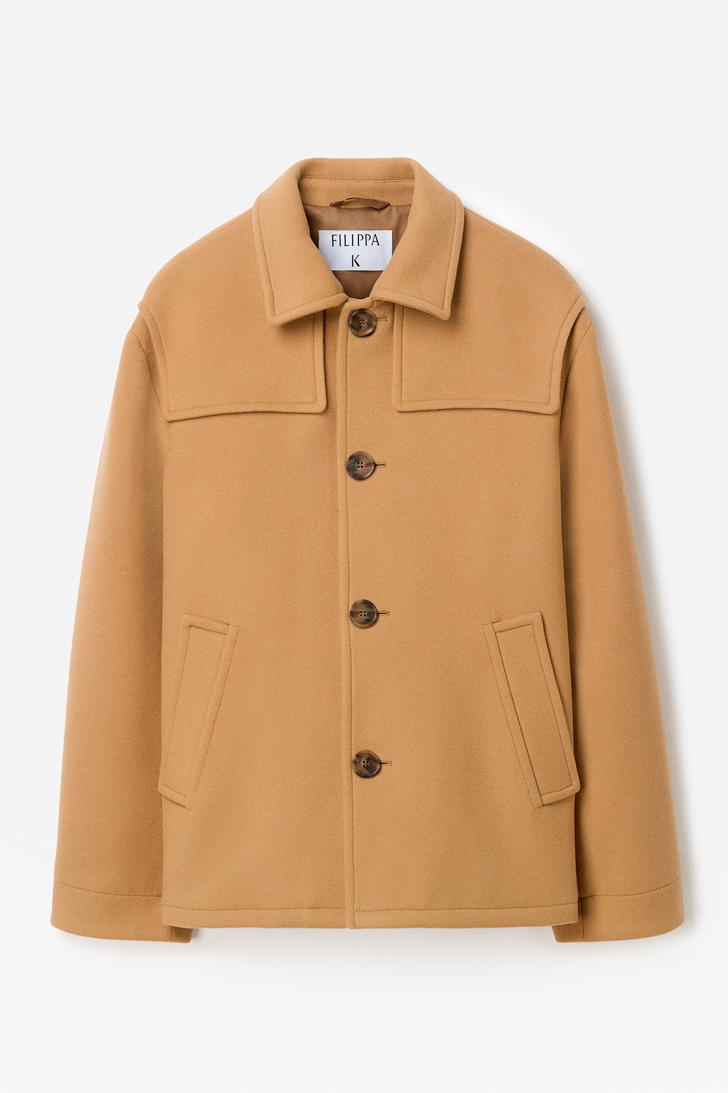 Filippa K Wool Donkey Jacket In Brown